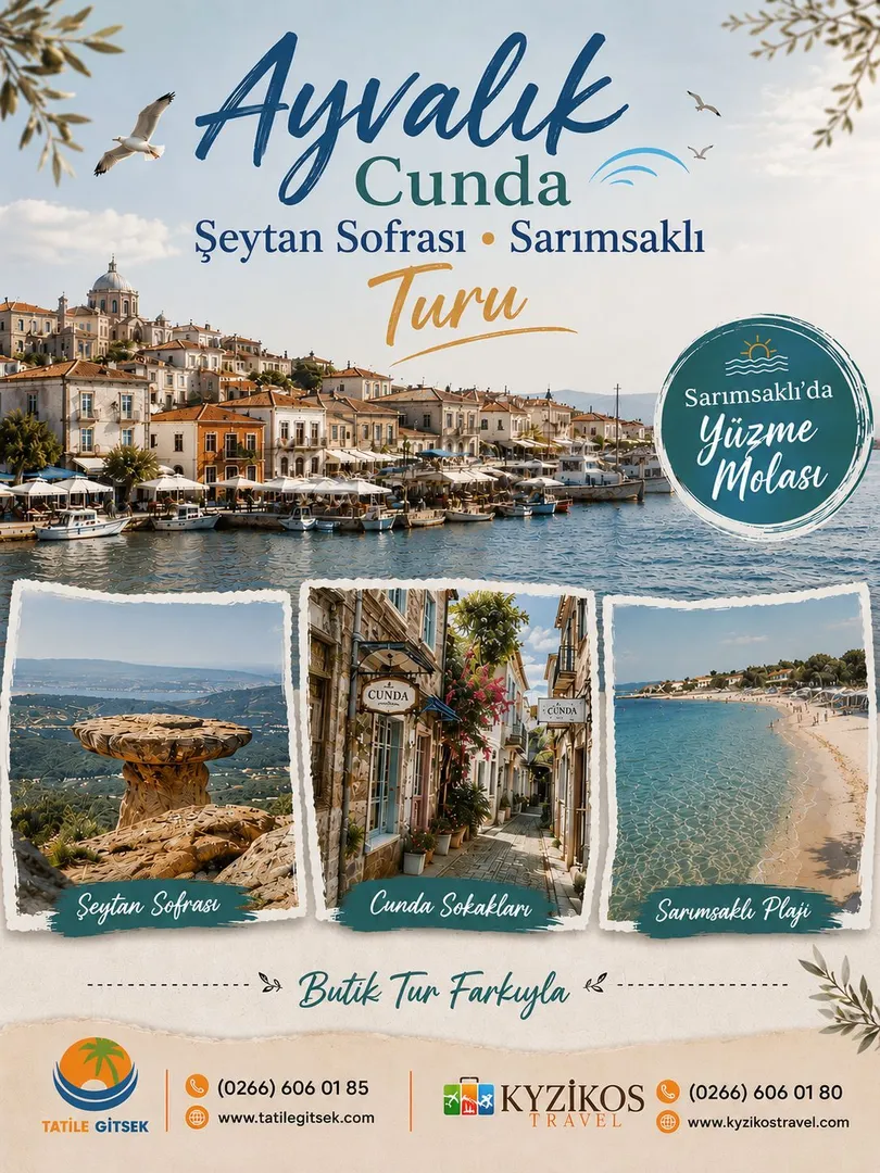 Ayvalık Cunda Şeytan Sofrası • Sarımsaklı Tour